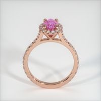 0.60 Ct. Sapphire Ring, 14K Rose Gold 3