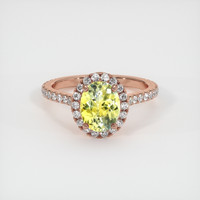 1.97 Ct. Sapphire Ring, 14K Rose Gold 1