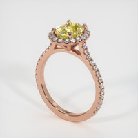 1.97 Ct. Sapphire Ring, 14K Rose Gold 2