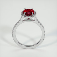2.05 Ct. Ruby Ring, 10K White Gold 3
