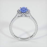 1.13 Ct. Blue Sapphire Ring, 14K White Gold 3