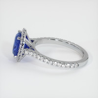 2.75 Ct. Blue Sapphire Ring, 14K White Gold 4
