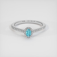 0.31 Ct. Gemstone Ring, 14K White Gold 1