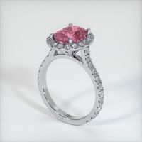 2.24 Ct. Sapphire Ring, 14K White Gold 2