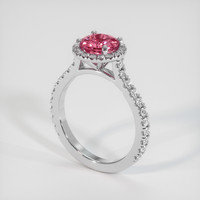 1.07 Ct. Sapphire Ring, 14K White Gold 2
