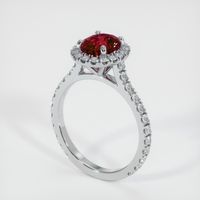 Ruby Ring 1.21 Ct. 14K White Gold Preview