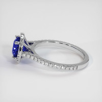 2.55 Ct. Sapphire Ring, 14K White Gold 4