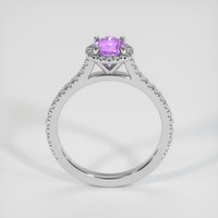 1.02 Ct. Purple Sapphire Ring, 14K White Gold 3