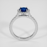 0.86 Ct. Blue Sapphire Ring, 14K White Gold 3