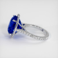12.55 Ct. Sapphire Ring, 18K White Gold 4