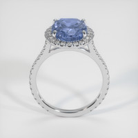5.14 Ct. Blue Sapphire Ring, 18K White Gold 3