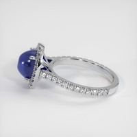 3.29 Ct. Sapphire Ring, 18K White Gold 4