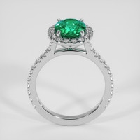 1.86 Ct. Emerald Ring, 18K White Gold 3