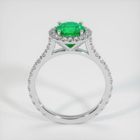 1.13 Ct. Emerald Ring, 18K White Gold 3