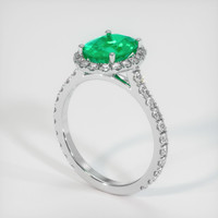 Emerald Ring 1.62 Ct. 18K White Gold Preview