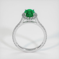 1.21 Ct. Emerald Ring, 18K White Gold 3