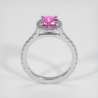 2.01 Ct. Pink Sapphire Ring, 18K White Gold 3