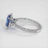 2.25 Ct. Sapphire Ring, 18K White Gold 4
