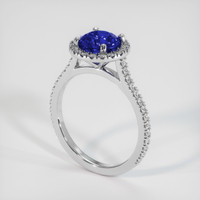 2.55 Ct. Sapphire Ring, 18K White Gold 2