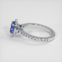 1.46 Ct. Sapphire Ring, 18K White Gold 4