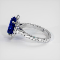 3.24 Ct. Sapphire Ring, 18K White Gold 4