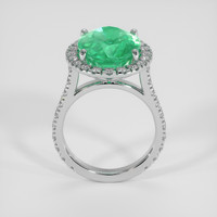 3.71 Ct. Emerald Ring, 18K White Gold 3