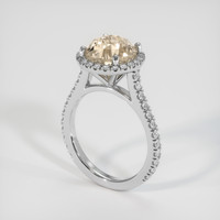 4.99 Ct. Sapphire Ring, 18K White Gold 2