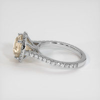4.99 Ct. Sapphire Ring, 18K White Gold 4