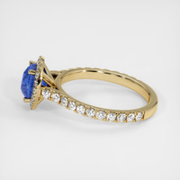 1.51 Ct. Blue Sapphire Ring, 14K Yellow Gold 4