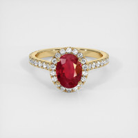 Ruby Ring 1.46 Ct., 14K Yellow Gold Preview