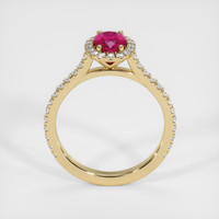 0.94 Ct. Ruby Ring, 14K Yellow Gold 3