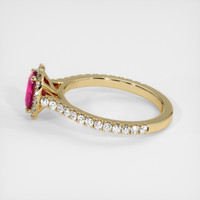 0.94 Ct. Ruby Ring, 14K Yellow Gold 4