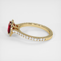 1.04 Ct. Ruby Ring, 14K Yellow Gold 4