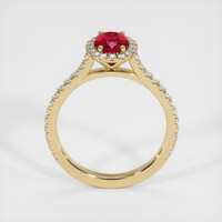 1.11 Ct. Ruby Ring, 14K Yellow Gold 3