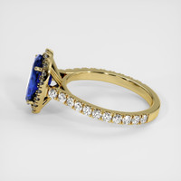 3.48 Ct. Blue Sapphire Ring, 14K Yellow Gold 4