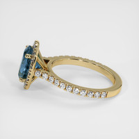 2.32 Ct. Sapphire Ring, 14K Yellow Gold 4
