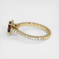 0.85 Ct. Sapphire Ring, 14K Yellow Gold 4