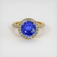 2.65 Ct. Sapphire Ring, 18K Yellow Gold 1
