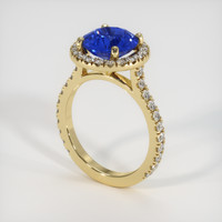 2.65 Ct. Sapphire Ring, 18K Yellow Gold 2