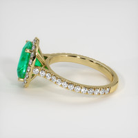 1.89 Ct. Emerald Ring, 18K Yellow Gold 4