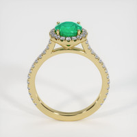 1.13 Ct. Emerald Ring, 18K Yellow Gold 3