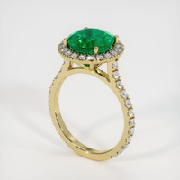 Emerald Ring 2.95 Ct., 18K Yellow Gold Preview