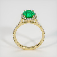 2.23 Ct. Emerald Ring, 18K Yellow Gold 3