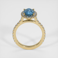 2.32 Ct. Sapphire Ring, 18K Yellow Gold 3