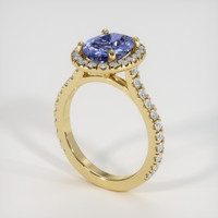 2.22 Ct. Sapphire Ring, 18K Yellow Gold 2