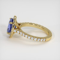 2.22 Ct. Sapphire Ring, 18K Yellow Gold 4