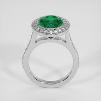 3.32 Ct. Emerald Ring, Platinum 950 3