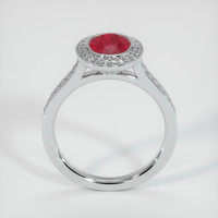 3.17 Ct. Ruby Ring, Platinum 950 3