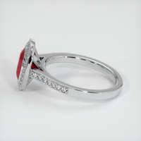 3.17 Ct. Ruby Ring, Platinum 950 4