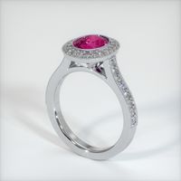 1.68 Ct. Ruby Ring, Platinum 950 2